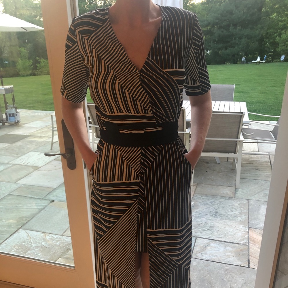 Black and White Dress